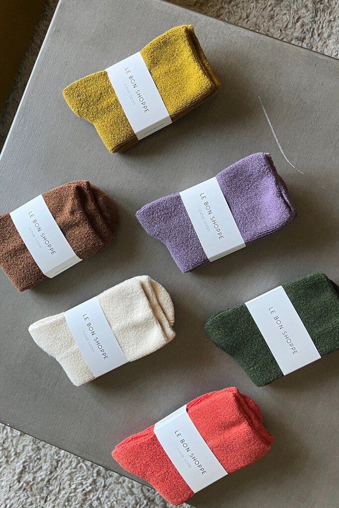 Le Bon Shoppe - Cloud Socks - Plum