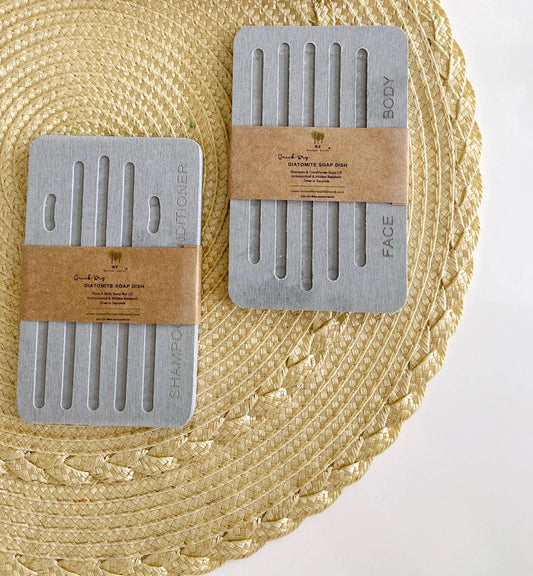 Quick-Dry, Anti-microbial Diatomite Soap Dish