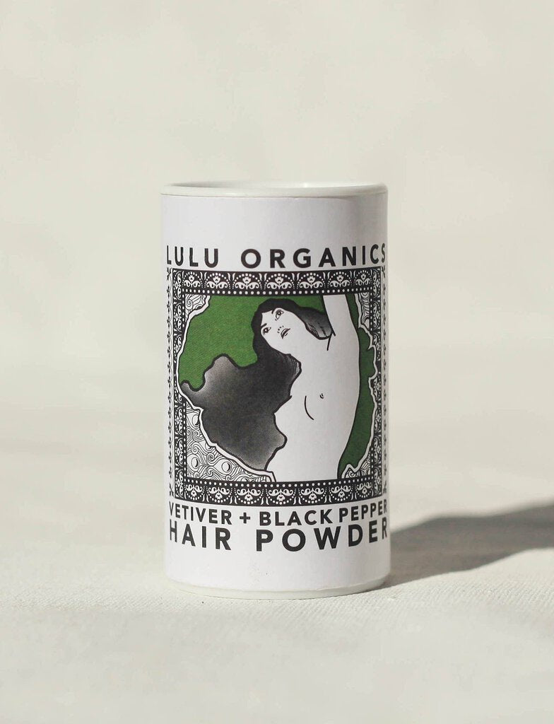 LuLu Organics - Hair Powder - Vetiver + Black Pepper - 1 oz