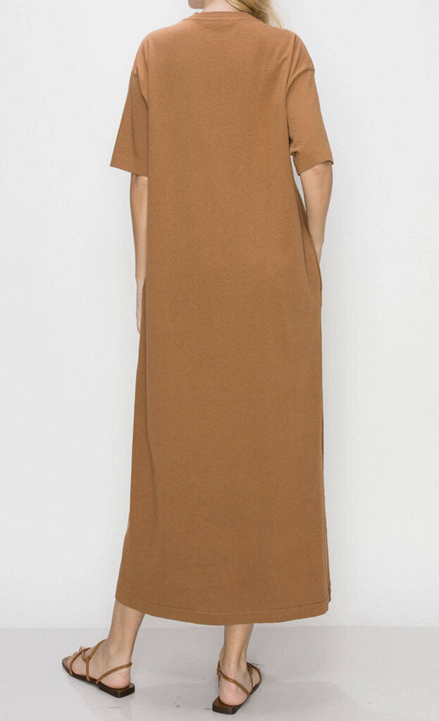 a mente - Copper T-shirt Dress - Medium/Large