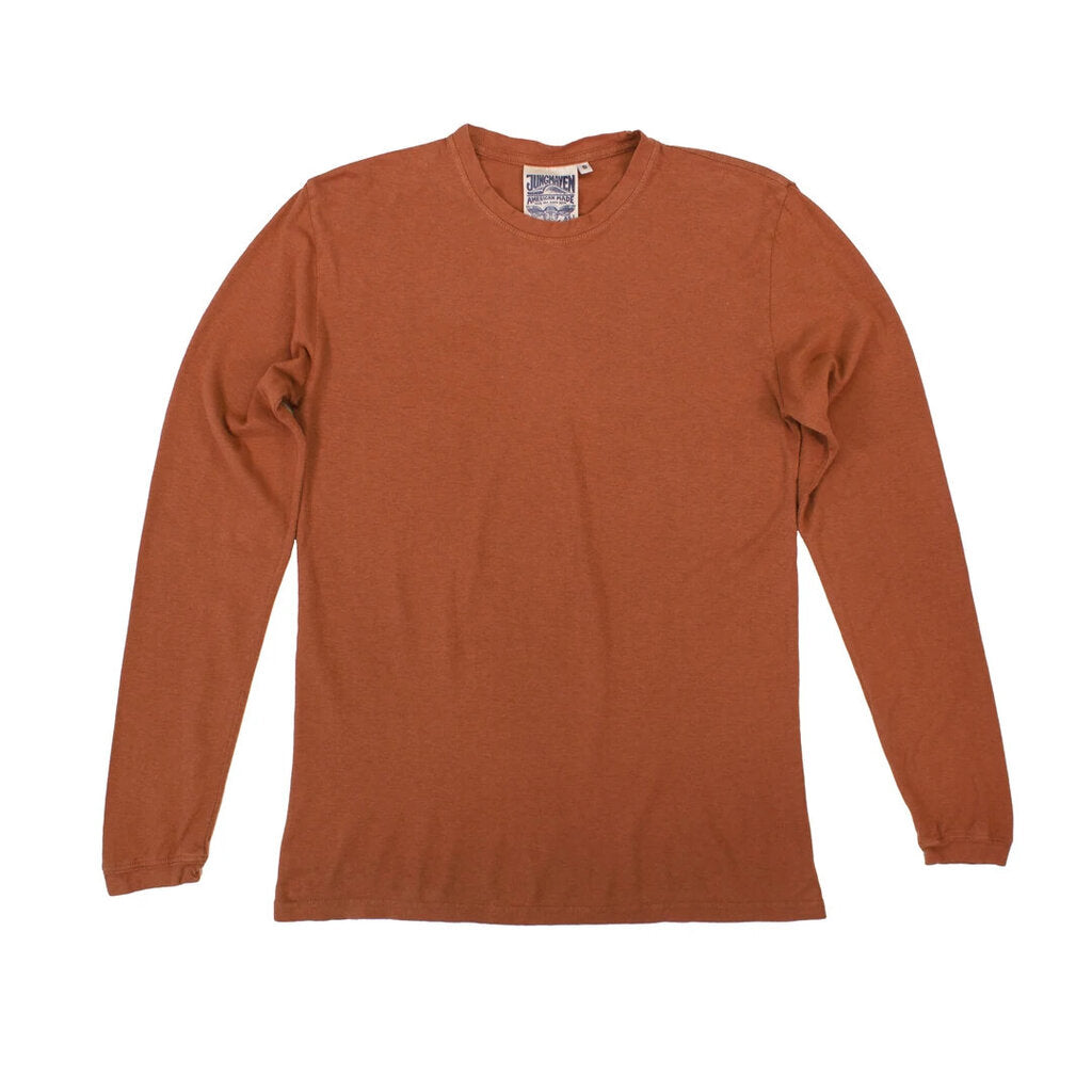 Jungmaven - Terracotta Jung Long Sleeve Hemp Tee - XSmall