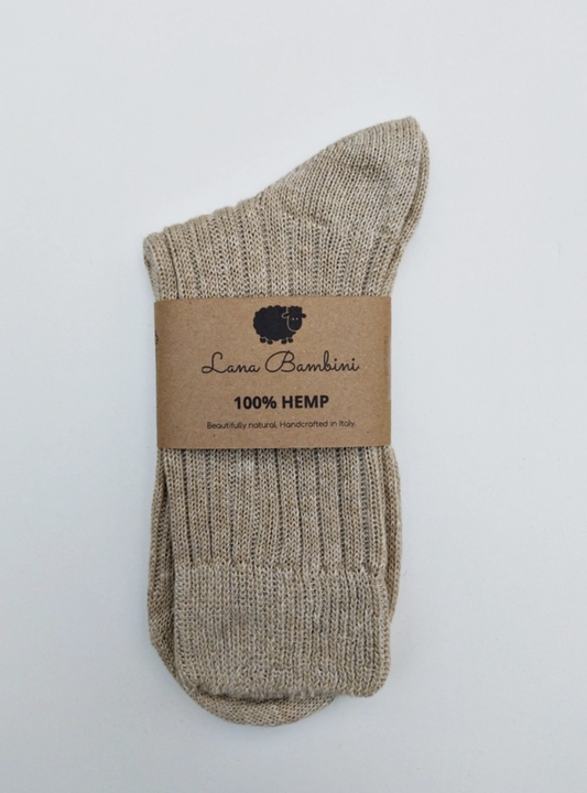 Lana Bambini - 100% Hemp Socks - Men's 9/10