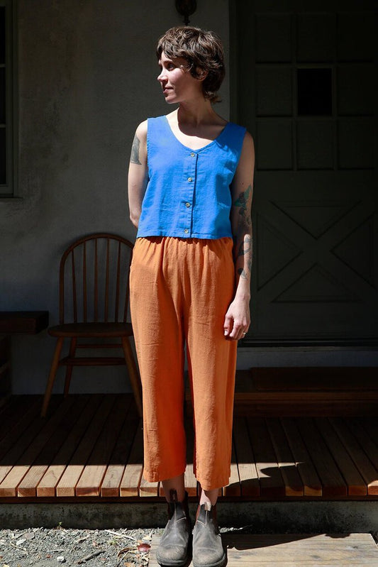 Me & Arrow - Orange Straight Pants - Medium