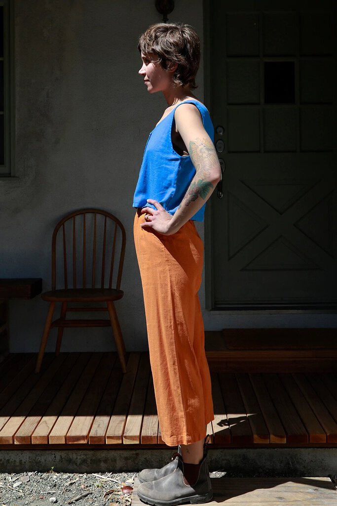 Me & Arrow - Orange Straight Pants - Medium