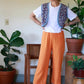 Me & Arrow - Orange Straight Pants - Medium