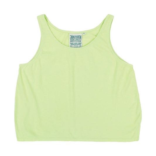 Jungmaven - Lime Wash Cropped Trinity Tank - Medium