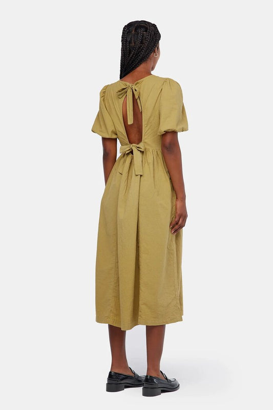 LACAUSA - Artichoke Aster Dress - Large