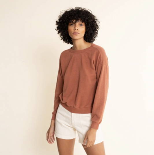 Jungmaven - Copper Crux Cropped Sweatshirt - XLarge