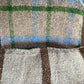 Sundream - Beige + Kelly Green + Light Blue Plaid Sustainable Throw Blanket