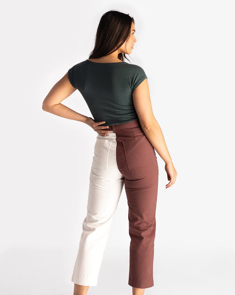 Soluna Collective - Two-Tone Cargo Pants - Size 6