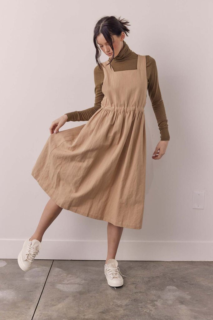 amente - Pinafore Midi Dress - XS/Small