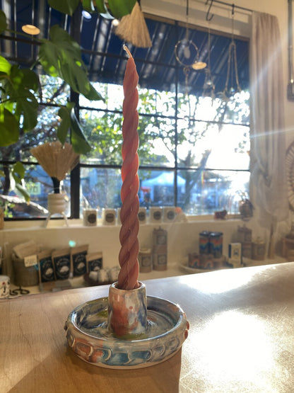 Wild Bower Studio - Watercolor Pattern Candle Holder