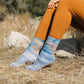 Mira Blackman - Dawn Ice-dyed Organic Cotton Socks - Small