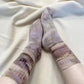 Mira Blackman - Twilight Hand-dyed Organic Cotton Socks - Size 10-12