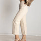 Soluna Collective - Natural Waffle Wide Leg Pants - Size 0