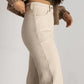 Soluna Collective - Natural Waffle Wide Leg Pants - Size 2