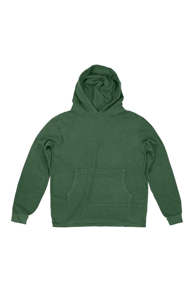 Jungmaven - Hunter Green Santa Cruz Hemp Hoodie - Large