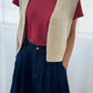 Le Bon Shoppe - Natural Granny Cotton Knit Vest - M/L