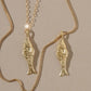 Mountainside Jewelry - Pescadero Gold Vermeil Necklace - 16" Box Chain