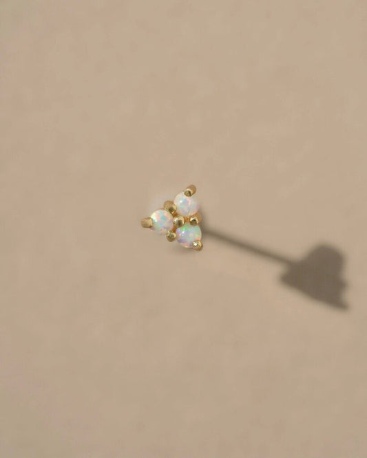 Mountainside Jewelry - Purus Gold Vermeil + Opal Earring