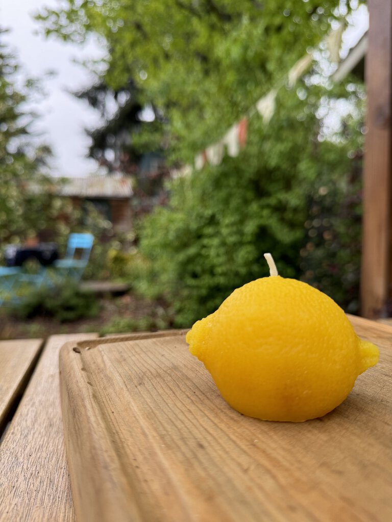 Happy Organics - Lemon Beeswax Candle