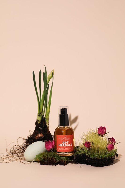 Apt Herbals - Local Rose Face + Body Oil