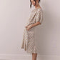 amente - Puff Sleeve Dot Dress - XS/Small