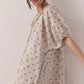 amente - Puff Sleeve Dot Dress - XS/Small