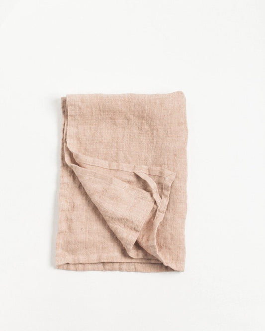 Creative Women - Stone Washed Linen Tea Towel - Blush