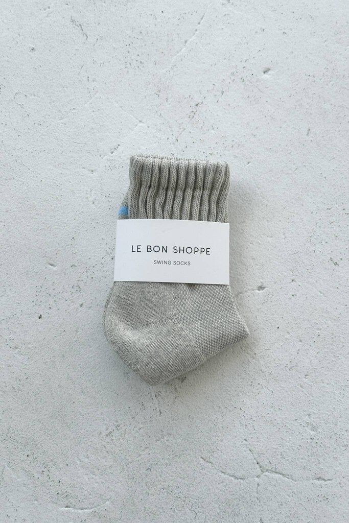 Le Bon Shoppe - Marble Gray Swing Socks