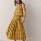 amente - Mustard Plaid Skirt - XS/Small