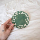 Erika Christine Ceramics - Emerald Petunias Catchall Plate