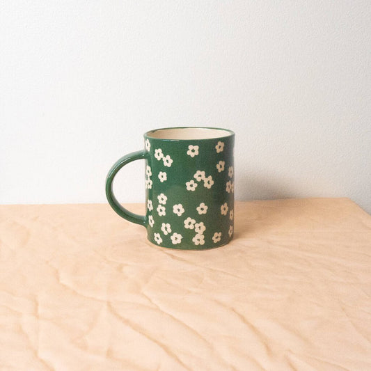 Erika Christine Ceramics - Emerald Petunias Mug