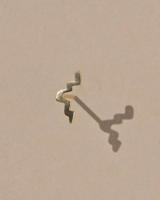 Mountainside Jewelry - Ruins Gold Vermeil Single Earring