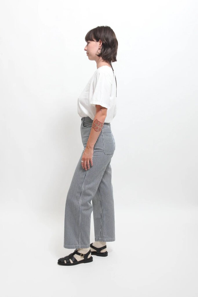 Gravel & Gold - Hickory Stripe Placer Pants - Size 28