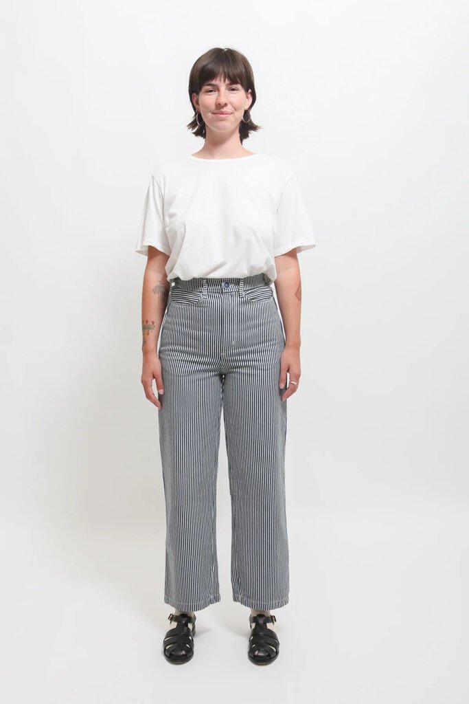 Gravel & Gold - Conductor Stripe Placer Pants - Size 28