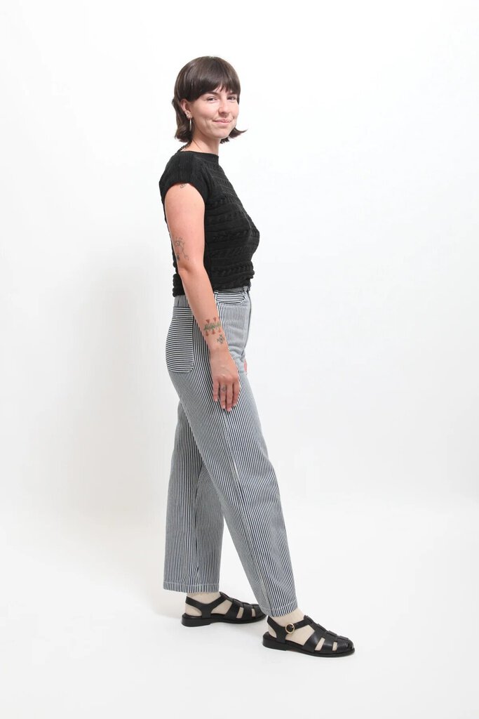 Gravel & Gold - Hickory Stripe Placer Pants - Size 28