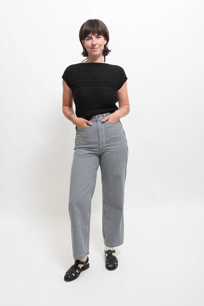 Gravel & Gold - Hickory Stripe Placer Pants - Size 28