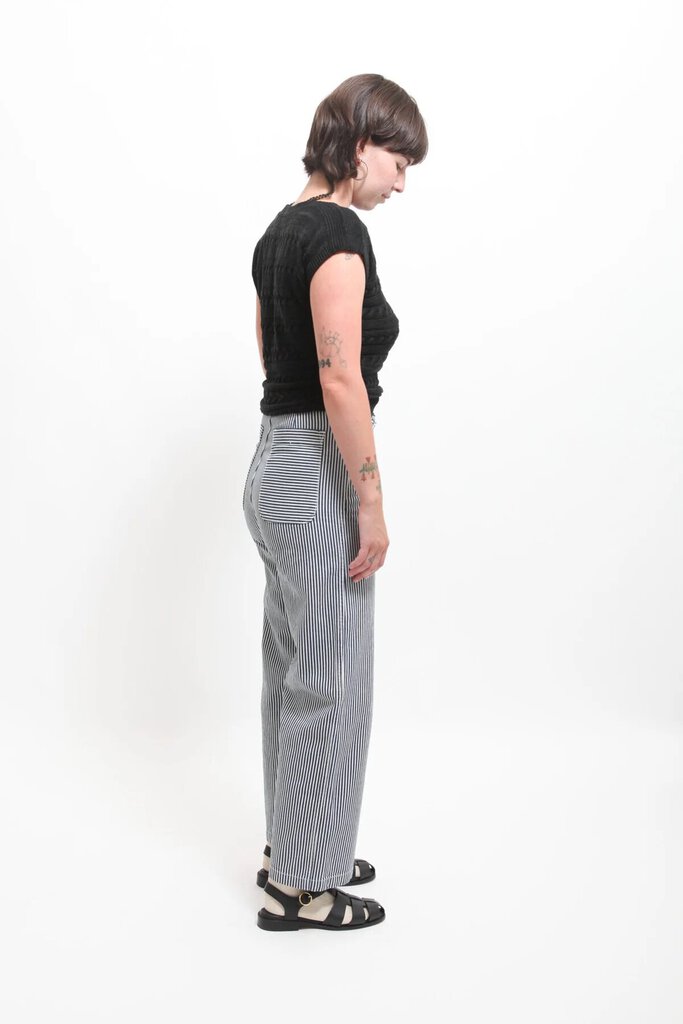 Gravel & Gold - Hickory Stripe Placer Pants - Size 28