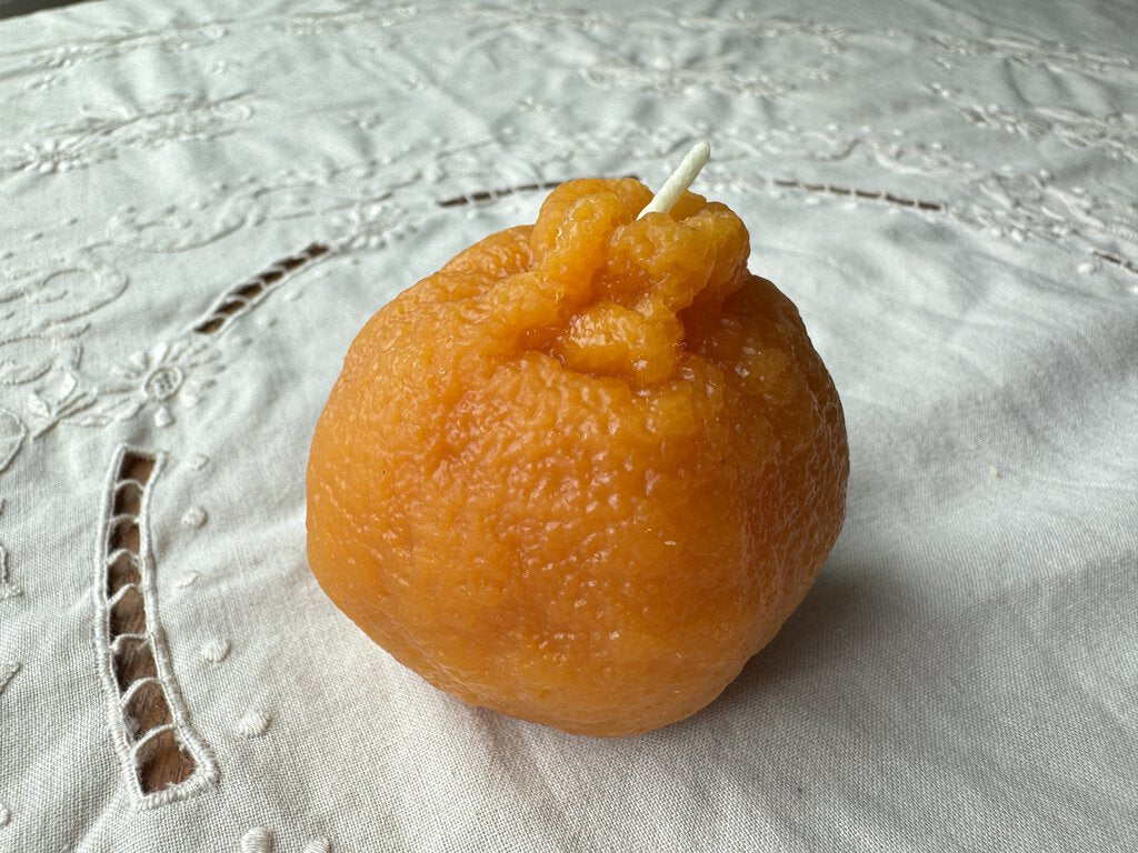 Happy Organics - Mandarin Orange Beeswax Candle