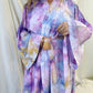 Mira Blackman - Amethyst Hand-dyed Duster Robe