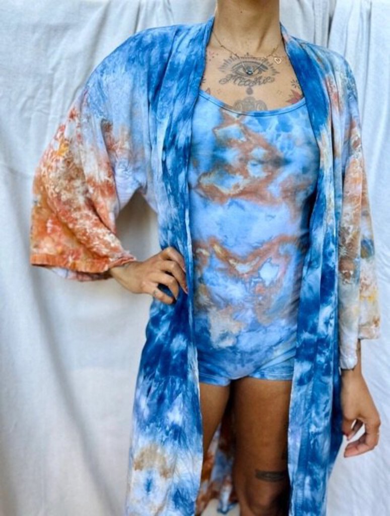 Mira Blackman - Dawn Hand-dyed Duster Robe