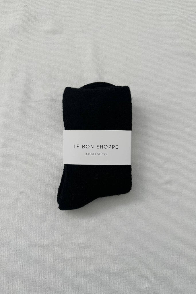 Le Bon Shoppe - Cloud Socks - Jet Black