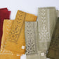 Eco Raw Studio - Plant-dyed Raw Silk Bandana - Poppy Red + Charcoal