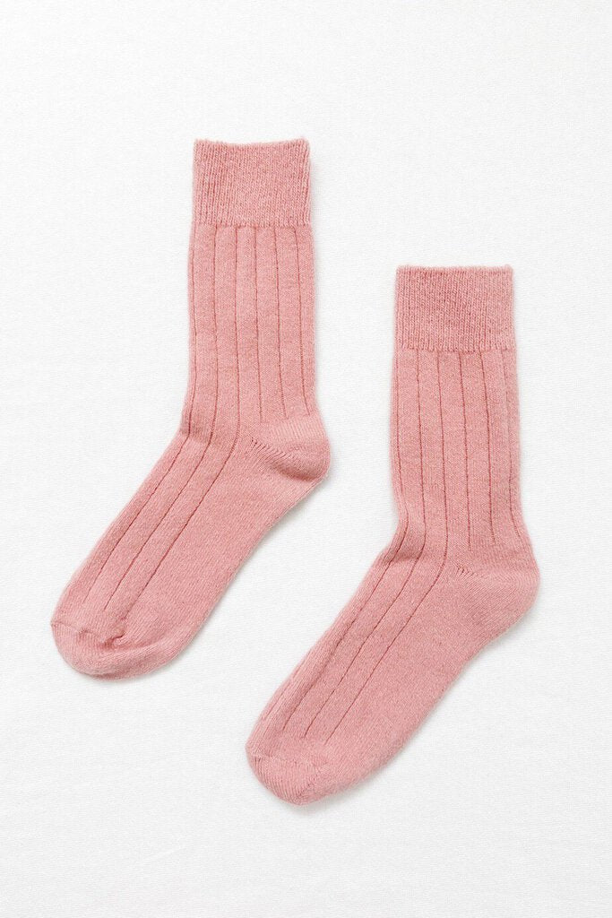 Le Bon Shoppe - Classic Cashmere-blend Socks - Rose Petal