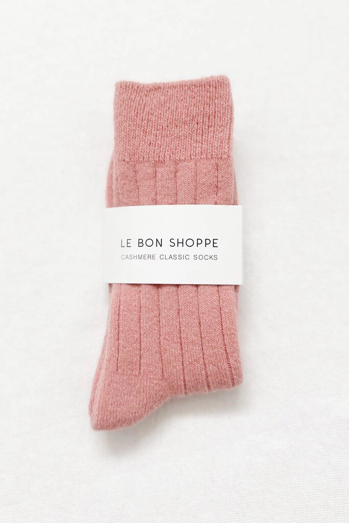 Le Bon Shoppe - Classic Cashmere-blend Socks - Rose Petal