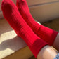 Le Bon Shoppe - Red Classic Cashmere-blend Socks