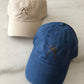 Billy Bamboo - Hand Embroidered Bow on Cotton Dad Cap - Sand