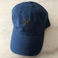 Billy Bamboo - Hand Embroidered Bow on Cotton Dad Cap - Navy