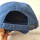 Billy Bamboo - Hand Embroidered Bow on Cotton Dad Cap - Navy